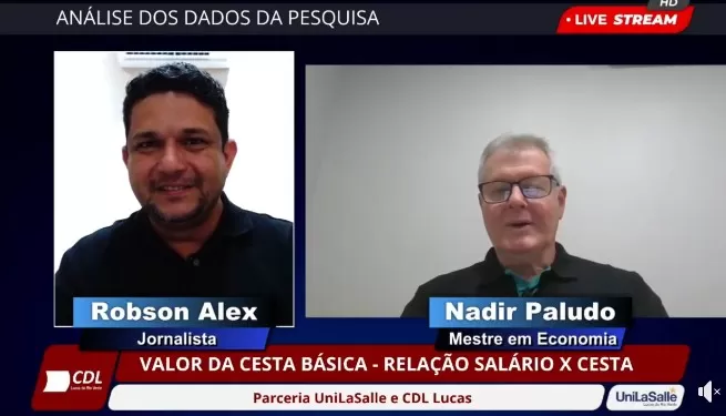 Levantamento da cesta básica aponta impacto significativo no orçamento das famílias de Lucas do Rio Verde