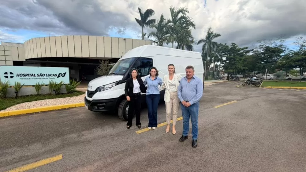 Empresários doam van ao Hospital São Lucas e reforçam estrutura de atendimento em Lucas do Rio Verde