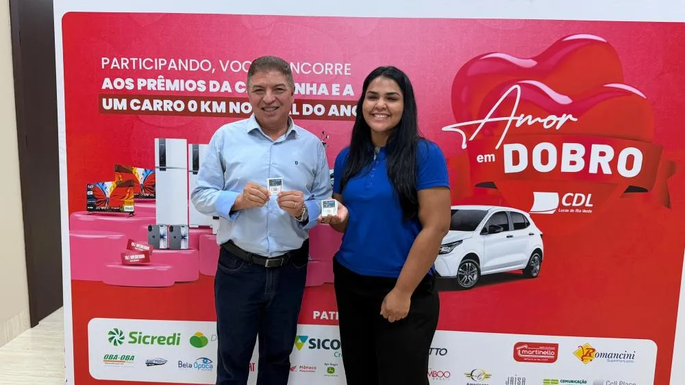 CDL Lucas lança campanha “Amor em Dobro” com prêmios instantâneos e dois sorteios