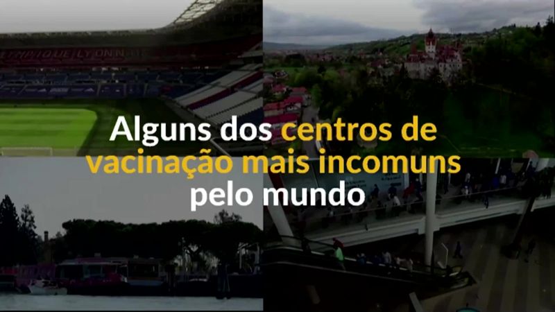 Confira os centros de vacinação mais incomuns ao redor do mundo