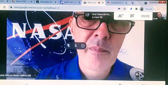 Embaixador da Nasa fala sobre experiência nos EUA a estudantes de escola militar de MT