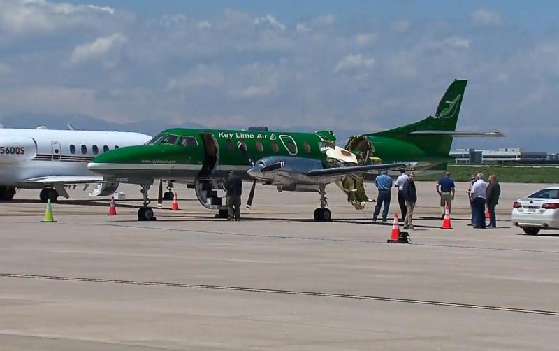 Duas aeronaves colidem durante voo nos Estados Unidos