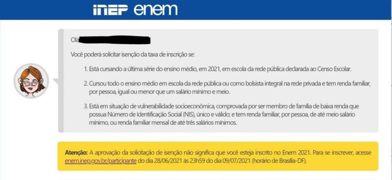 Enem tem datas para o período de inscrição definidas