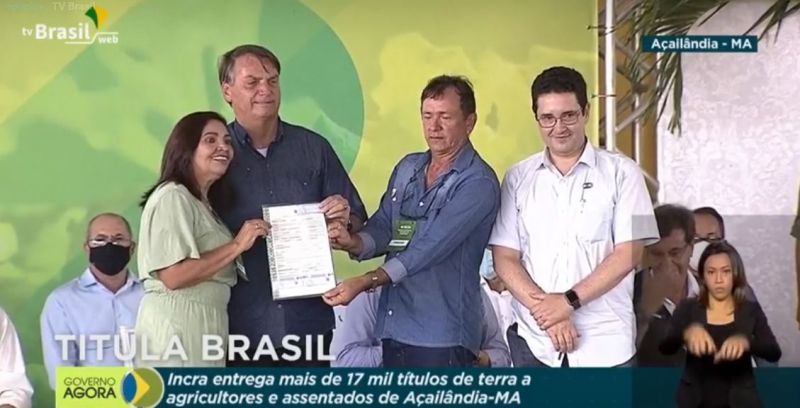 Bolsonaro ataca governador Flávio Dino durante evento no Maranhão