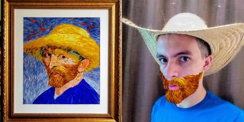 Estudantes fazem releitura de obras de grandes pintores