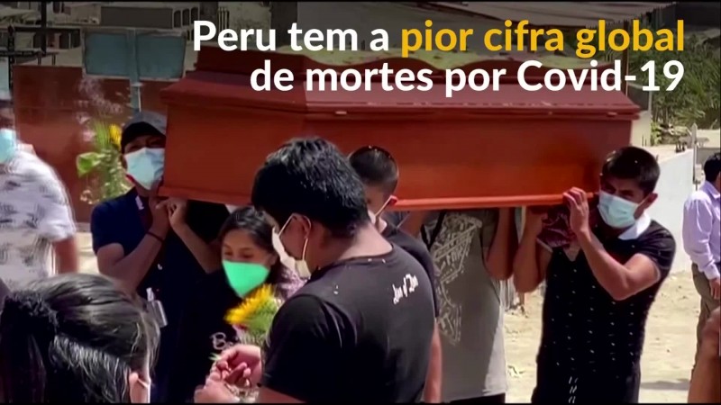Nova cifra de mortos por covid-19 no Peru é a pior do mundo
