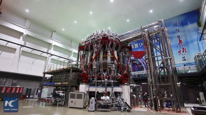 Sol artificial chinês atinge novo recorde de temperatura