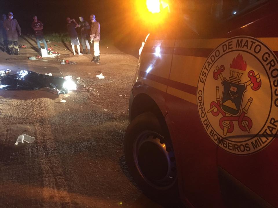Adolescente morre e outros três ficam gravemente feridos em atropelamento próximo a Lucas do Rio Verde