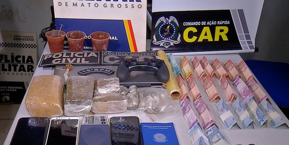 Droga produzida em laboratório é apreendida e três pessoas são presas em MT