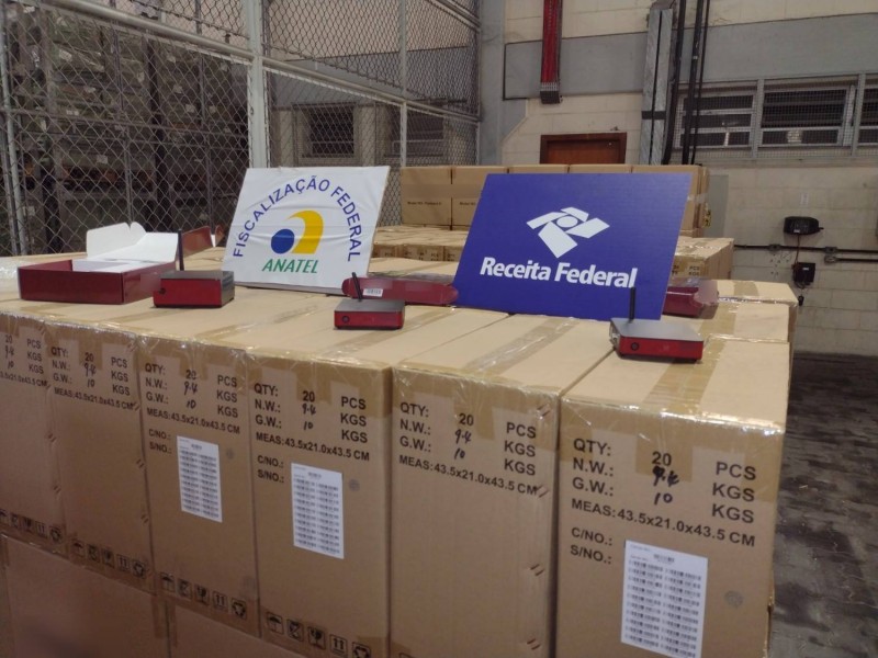Receita Federal apreende 16 mil desbloqueadores de TV a cabo 