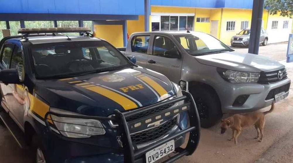 Dupla é presa em MT com caminhonete locada em novembro de 2019 em SP