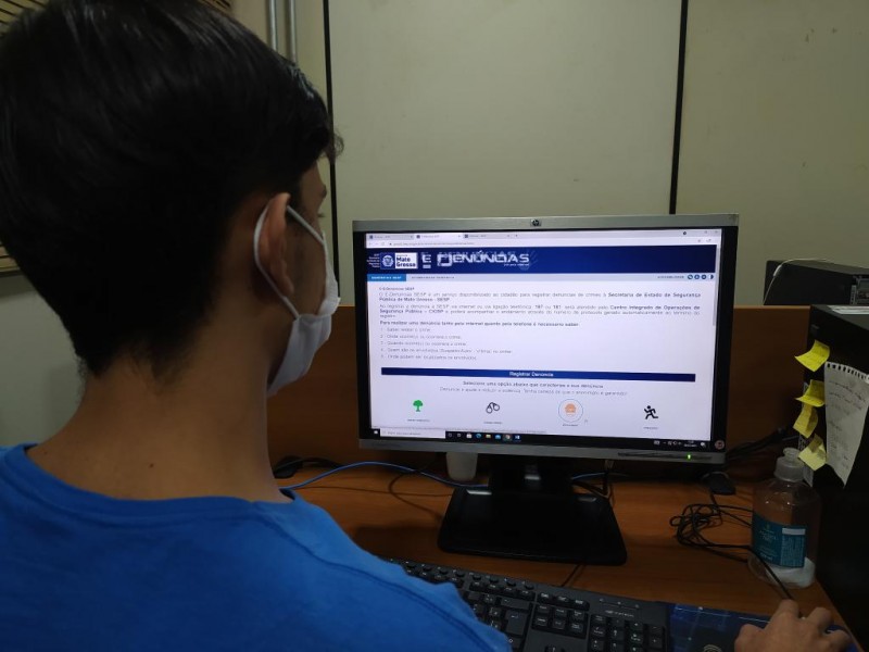 E-denúncias - Foto por: Assessoria / Sesp-MT