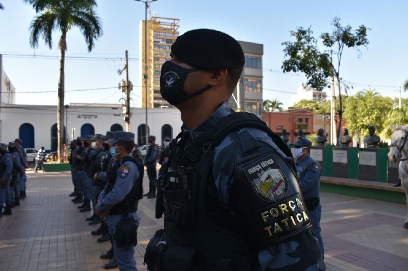Mais de 40 policiais estarão diariamente nas ruas entre às 7h e 20h atuando nas diversas modalidades de policiamento - Foto por: 1º CR