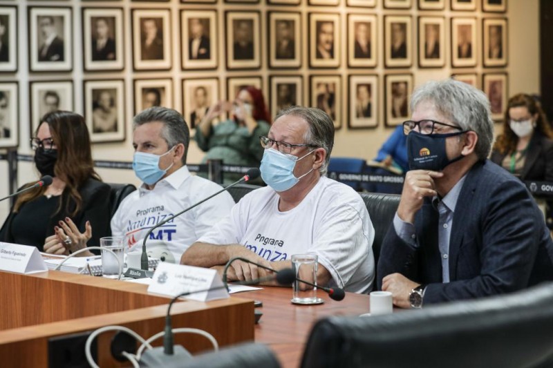 O investimento total será dividido entre premiações destinadas a municípios com bom desempenho na cobertura vacinal - Foto por: Tchélo Figueiredo - SECOM/MT
