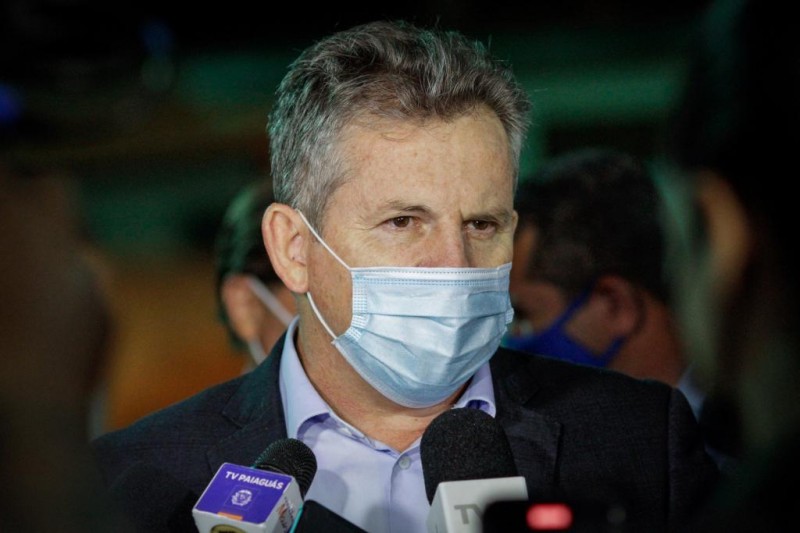 O governador Mauro Mendes - Foto por: Michel Alvim - SECOM/MT