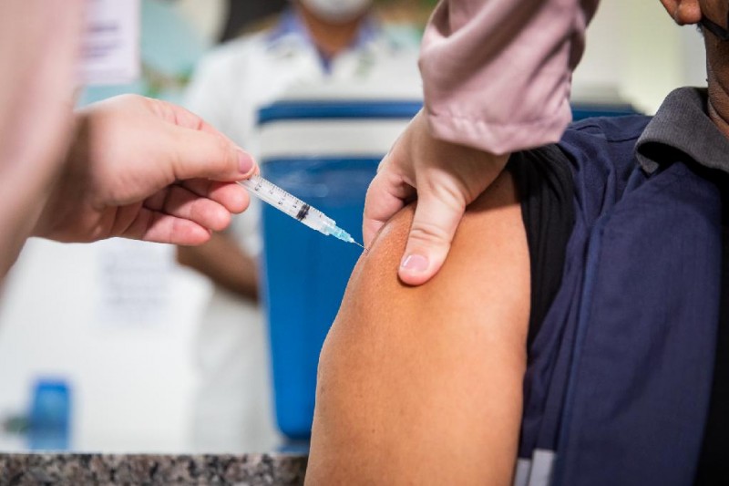 Entre os dias 17 e 25 de julho foram plicadas 1.703 doses de vacinas do calendário vacinal, contra Covid e Influenza. - Foto por: Christiano Antonucci