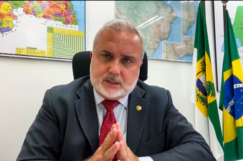 Jean Paulo Prates condenou a privatização dos Correios e a venda de ativos da Petrobras na empresa Gaspetro. - Reprodução/Tv Senado