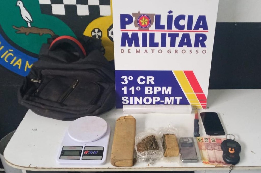 Adolescente é apreendido e polícia encontra droga enterrada em terreno baldio em MT