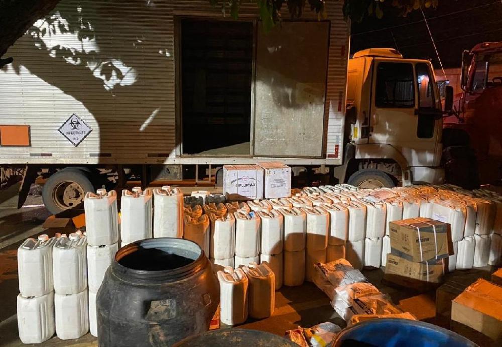 Segunda fase de operação prende nove pessoas, apreende armas e recupera defensivos roubados