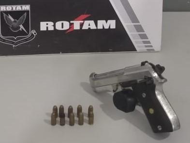 Rotam intercepta suspeitos que iriam cometer crime a mando de organização