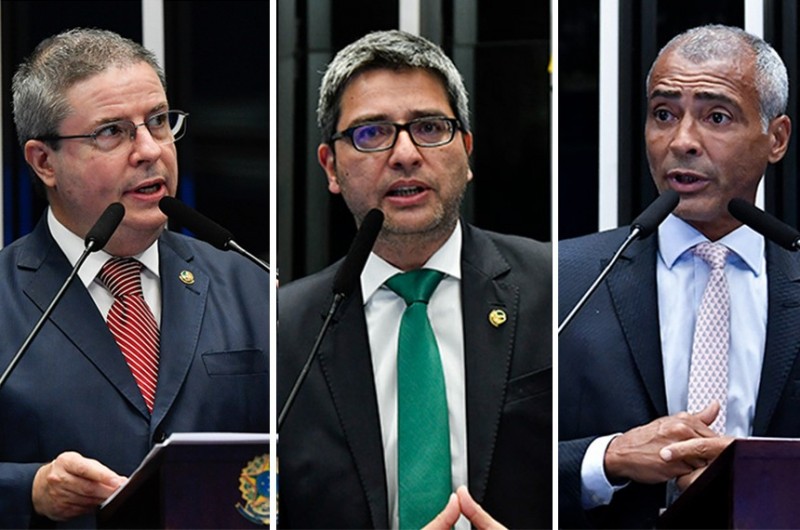 A sessão foi requerida pelos senadores Antonio Anastasia (PSDB-MG), Carlos Portinho (PL-RJ) e Romário (PL-RJ) - Waldemir Barreto e Leopoldo Silva/Agência  Senado