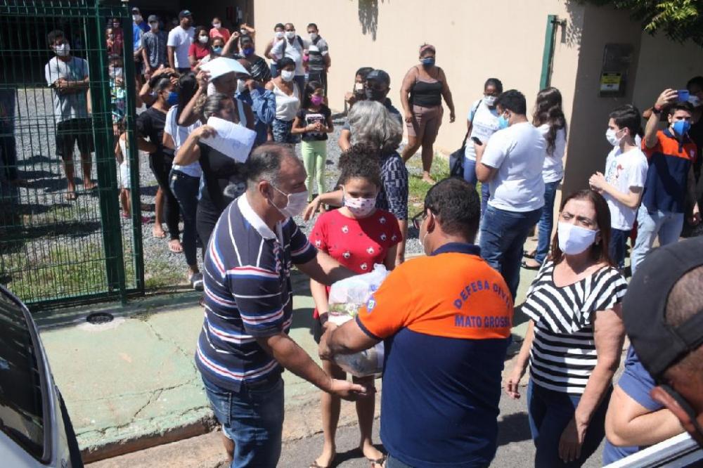 Cestas básicas atendem instituições filantrópicas durante pandemia