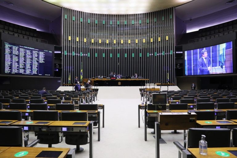 Sessão virtual do Plenário da Câmara dos Deputados - (Foto: Najara Araújo/Câmara dos Deputados)