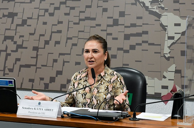Kátia Abreu no debate sobre internacionalização do turismo da Região Sudeste, feito em setembro - Roque de Sá/Agência Senado