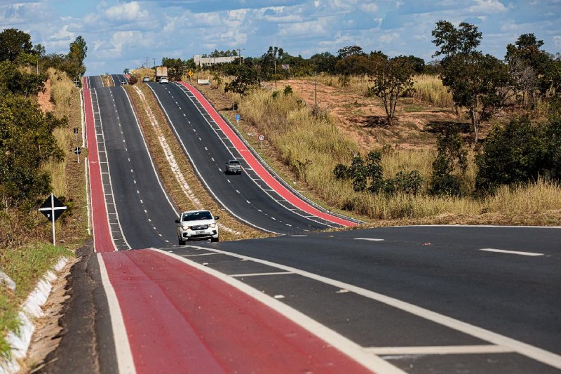 Restauração da estrada para Chapada dos Guimarães - Foto por: Marcos Vergueiro/Secom-MT