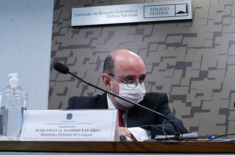 O diplomata Marcos Leal Raposo Lopes teve o nome aprovado pelo Plenário por 35 votos favoráveis - Edilson Rodrigues/Agência Senado