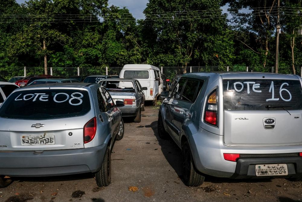 Sesp abre leilão de veículos; valor arrecadado vai para Fundo Nacional Antidrogas