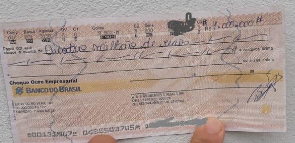  Polícia Civil prende suspeito de usar cheque furtado para extorquir vítima em Sorriso