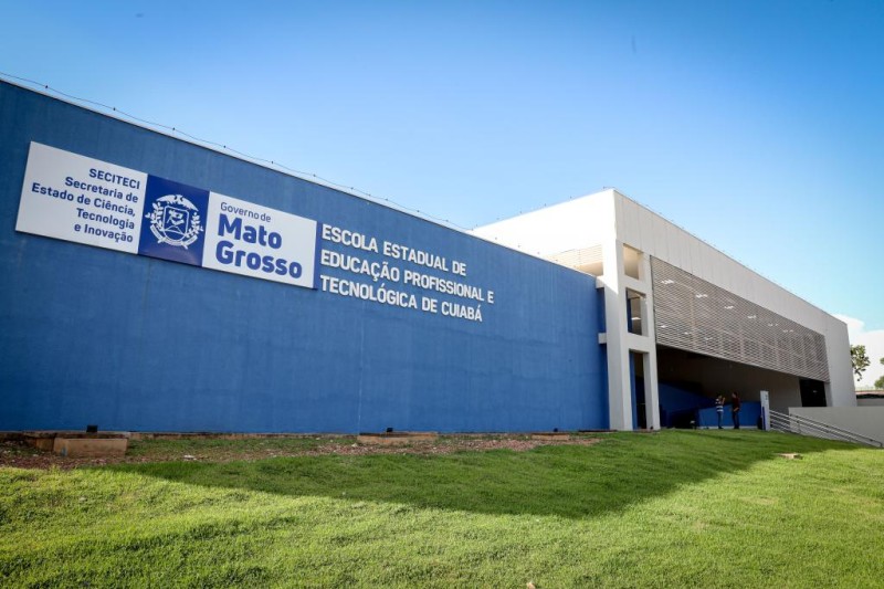 Foram investidos mais de R$ 15 milhões para a conclusão da escola - Foto por: Michel Alvim/SECOM