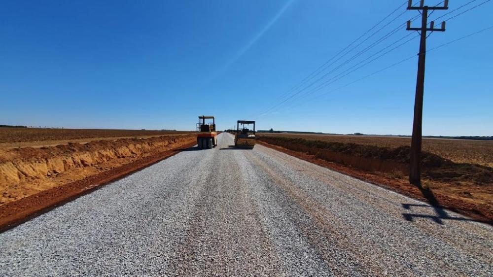 Obras na MT-010 vão favorecer escoamento da produção agrícola da região