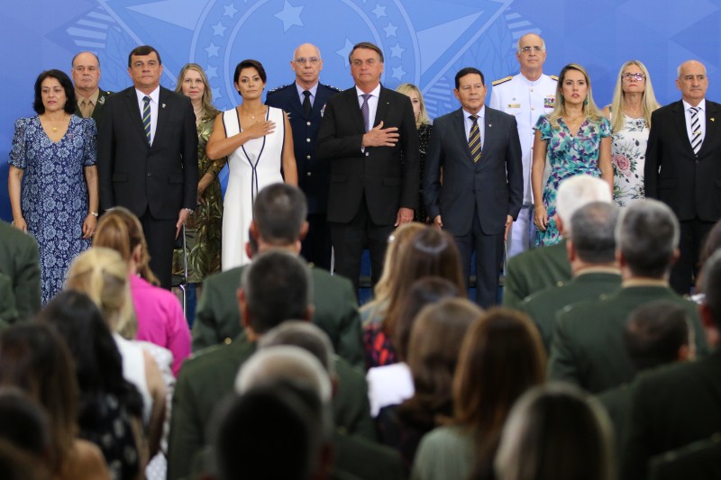Em evento, presidente destaca papel das Forças Armadas