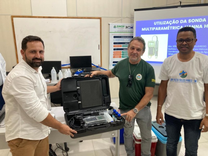 Sema investe em tecnologia para monitoramento da qualidade da água em Sinop e Tangará da Serra