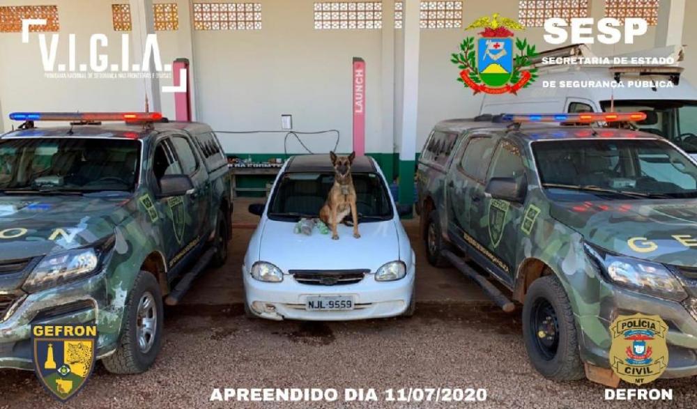 Gefron prende três pessoas e apreende drogas, armas e veículos na fronteira