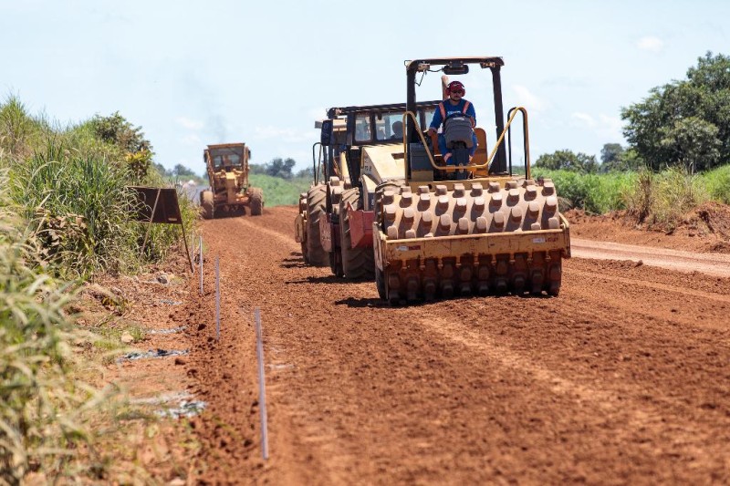 Obras realizadas pelo Governo de Mato Grosso na MT-020 - Foto por: Marcos Vergueiro/Secom-MT