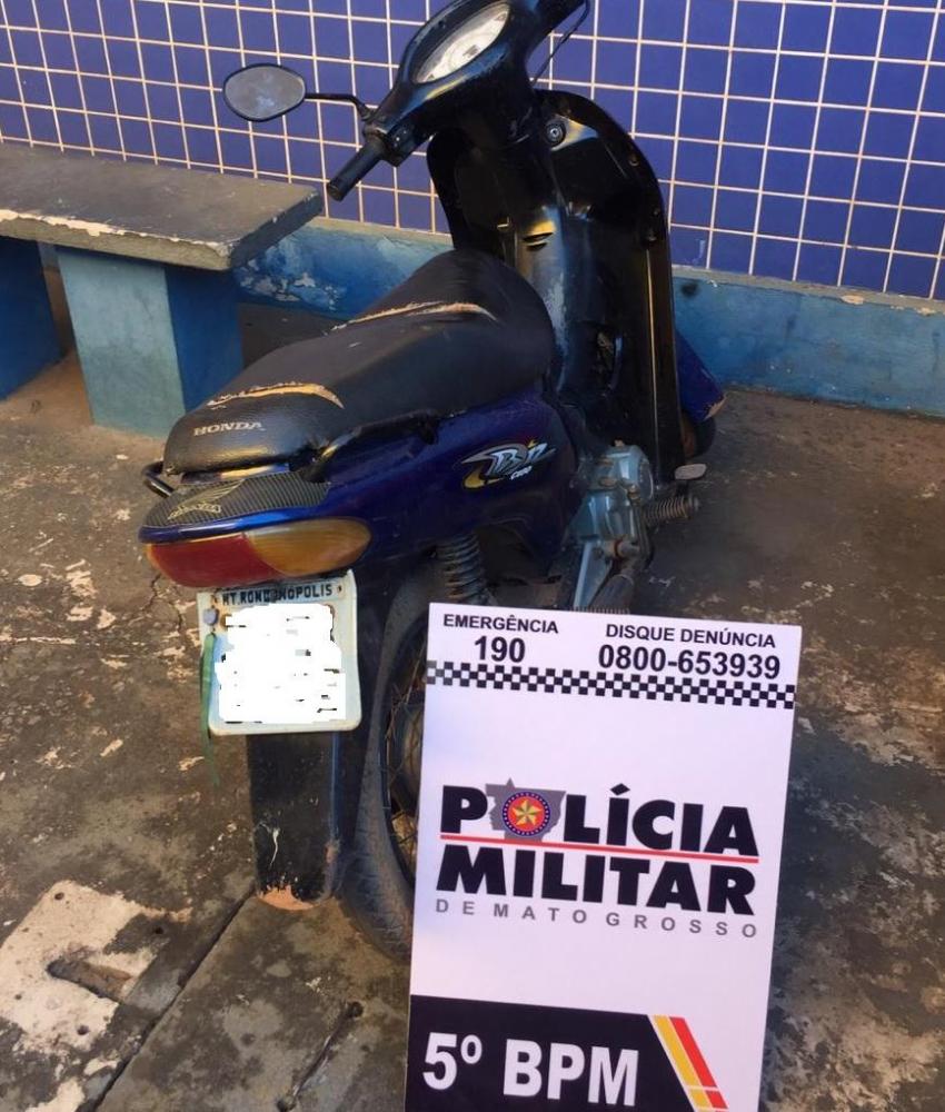 Mulher alega ter comprado motocicleta em aplicativo de conversa e é detida por receptação