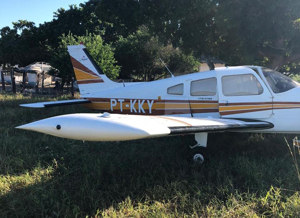 PF e PC de Mato Grosso apreendem aeronave e 470 quilos de cocaína