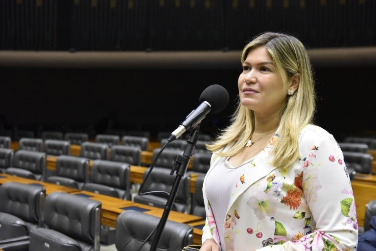 Aline Gurgel foi a relatora da matéria na Câmara - (Foto: Zeca Ribeiro/Câmara dos Deputados)