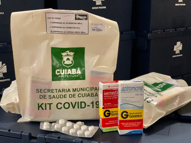 Kit Covid-19 está disponível em 15 unidades de saúde para distribuição sob prescrição médica