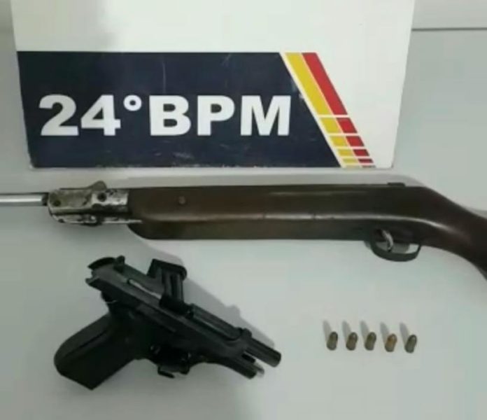 Cuiabá: Polícia fecha festa clandestina e apreende armas