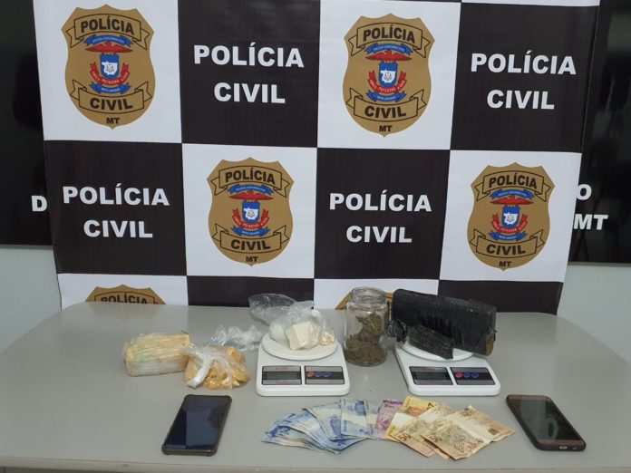 Dois homens são presos com carro de aplicativo utilizado para entregar entorpecentes na cidade