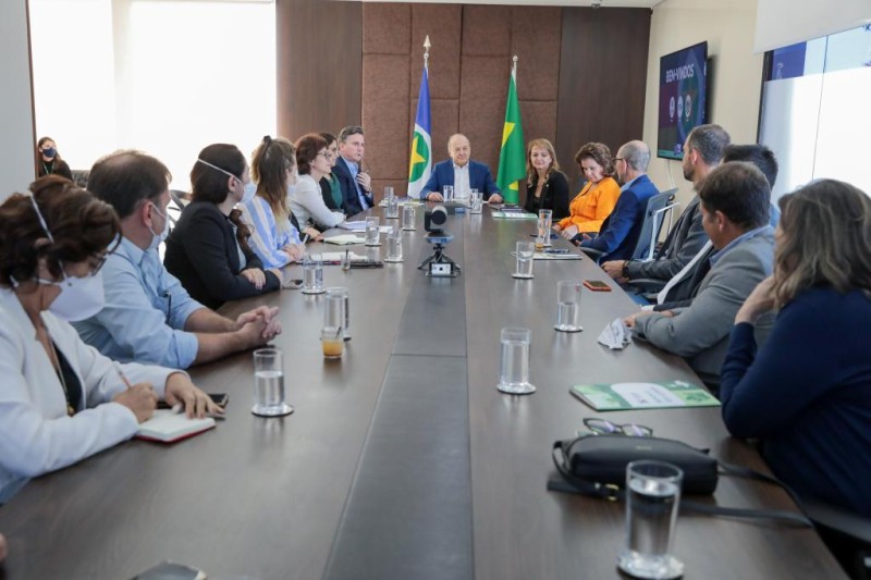 Vice Governador Otaviano Piveta em reunião com REM Mato Grosso, KFW e BEIS - Foto por: Michel Alvim - SECOM / MT