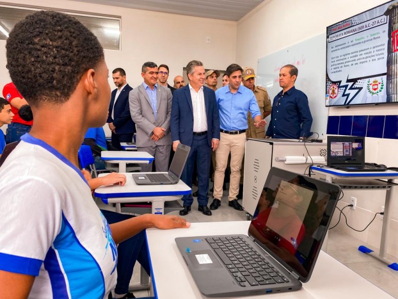 Governo de MT conclui primeira etapa da reforma na Escola Estadual Militar Dom Pedro II