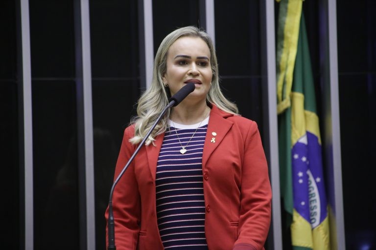 Daniela do Waguinho recomendou a aprovação da proposta - (Foto: Paulo Sergio/Câmara dos Deputados)