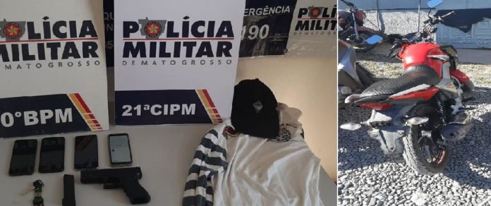 PM identifica suspeitos de roubo e recupera celulares levados de clientes e funcionários de farmácia