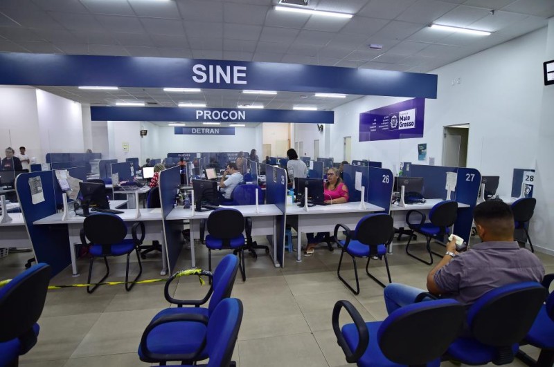Os interessados devem procurar a unidade do SINE mais próxima de sua residência - Foto por: Ascom | SETASC -MT