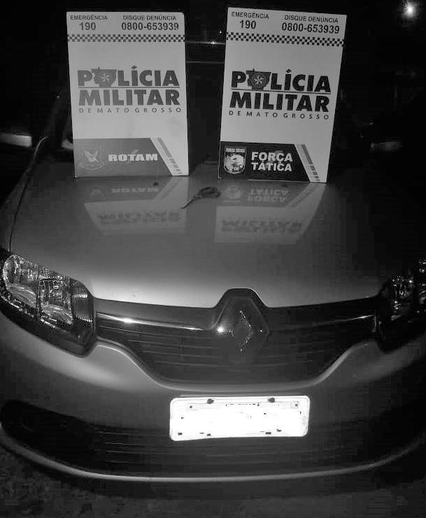 Dupla é presa após roubar veículo de motorista de aplicativo